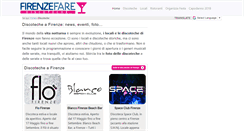 Desktop Screenshot of discotechefirenze.org